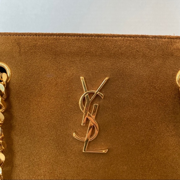 Saint Laurent fringe suede tote bag - Picture 5 of 12